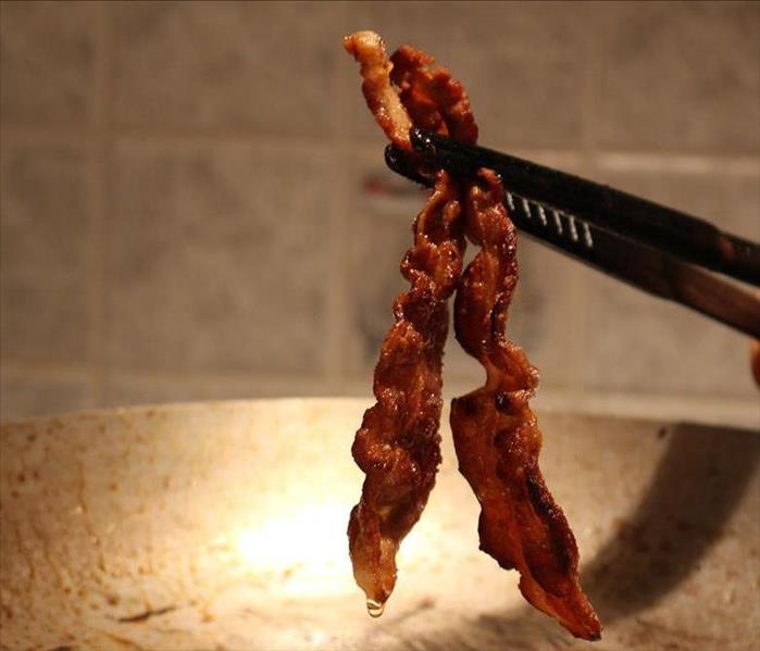 cooking bacon